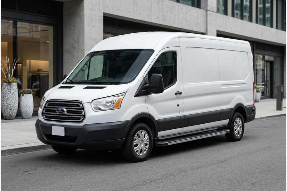 Ford Transit 2014- Side Steps Maya (2 pcs, Aluminum) Image