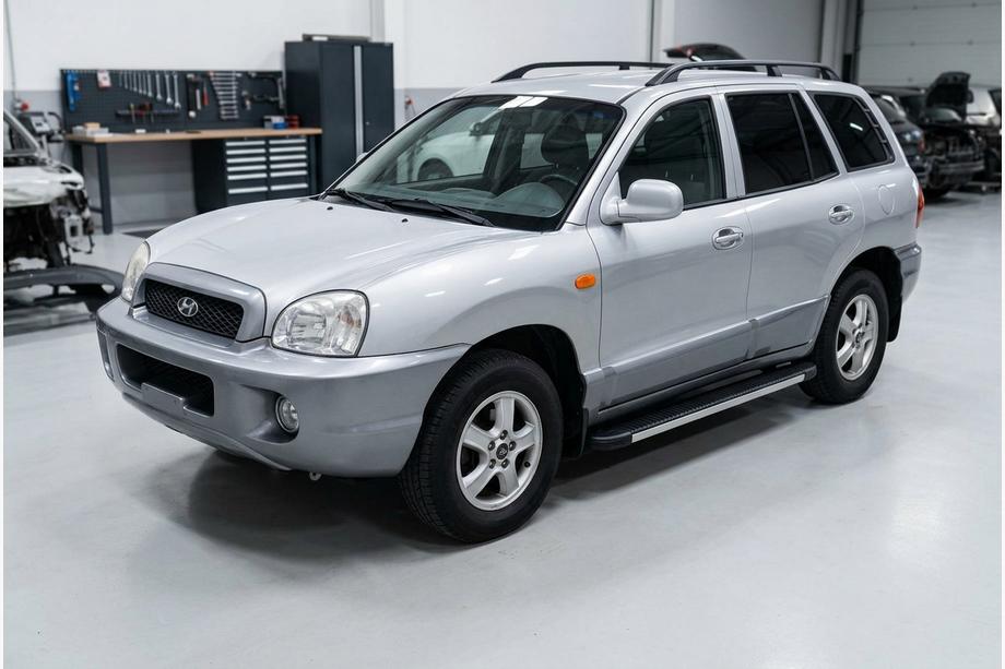 Hyundai Santa Fe 1 2000-2006 Side Steps Maya V1 (2 pcs, Aluminum) Image
