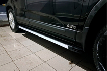Kia Sorento II XM 2009-2014 Side Steps Maya V1 (2 pcs, Aluminum) photo 1