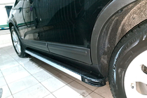 Kia Sorento II XM 2009-2014 Side Steps Maya V1 (2 pcs, Aluminum) photo 3