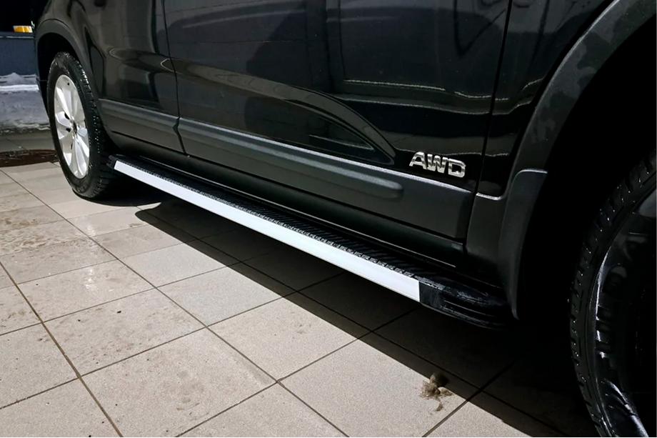 Kia Sorento II XM 2009-2014 Side Steps Maya V1 (2 pcs, Aluminum) Image