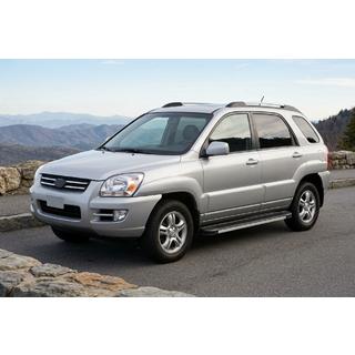 Side Steps Maya V1 (2 pcs, Aluminum) Kia Sportage 2004-2010 photo 1