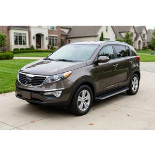 Side Steps Maya V1 (2 pcs, Aluminum) Kia Sportage 2010-2015 photo 1
