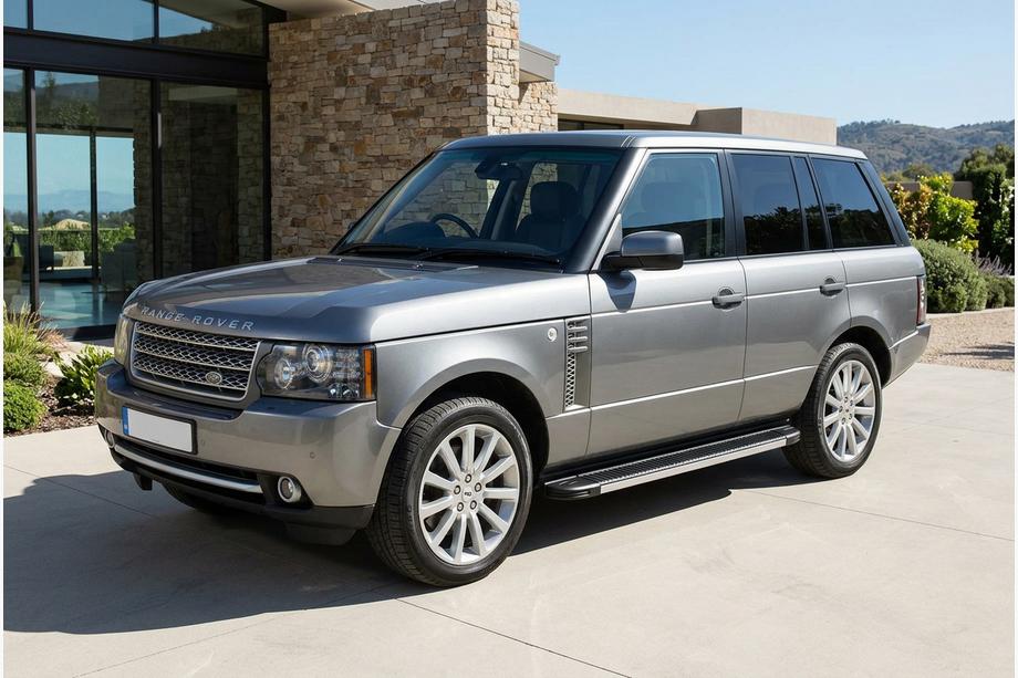 Range Rover III L322 2002-2012 Side Steps Maya V1 (2 pcs, Aluminum) Image