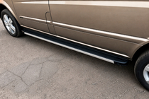 Mercedes Vito W639 2004-2014 Side Steps Maya V1 (2 pcs, Aluminum) Long (ExtraLong) photo 1
