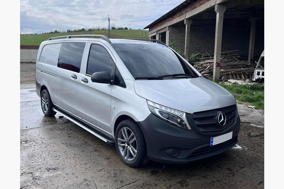 Mercedes Vito/V-class W447 2014- Side Steps Maya V1 (2 pcs, Aluminum) Image