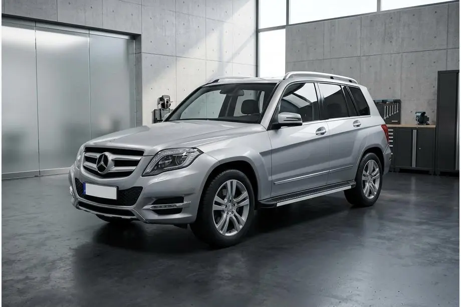 Mercedes GLK class X204 2008-2015 Side Steps Maya V1 (2 pcs, Aluminum) Image
