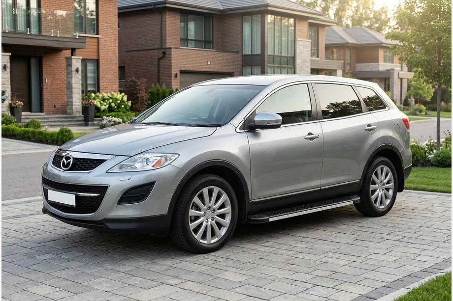 Mazda CX-9 2007-2016 Side Steps Maya V1 (2 pcs, Aluminum) Image