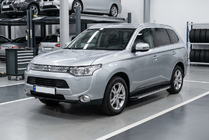 Mitsubishi Outlander 2012-2021 Side Steps Maya V1 (2 pcs, Aluminum) photo 3