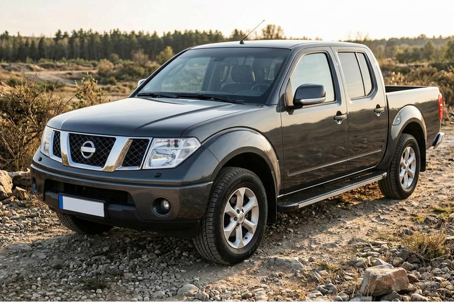 Nissan Navara 2006-2015 Side Steps Maya V1 (2 pcs, Aluminum) Image