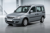 Opel Combo 2002–2012 Side Steps Maya V1 (2 pcs, Aluminum) photo 1