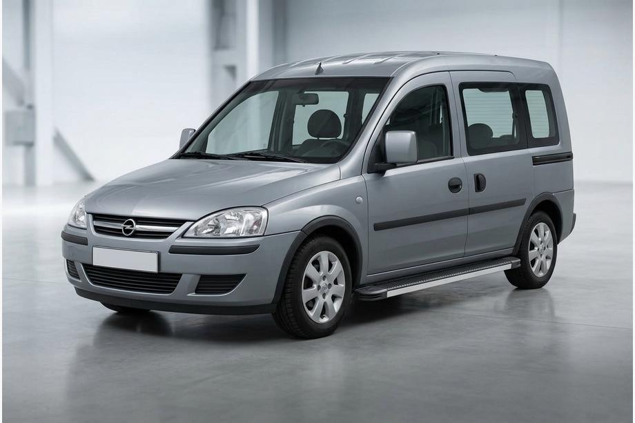 Opel Combo 2002–2012 Side Steps Maya V1 (2 pcs, Aluminum) Image