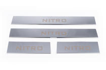 Dodge Nitro 2006-2011 Carmos door sill covers for upper part (stainless steel) photo 4