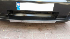 Dodge Nitro 2006-2011 Front bumper chrome protector (stainless steel) photo 4