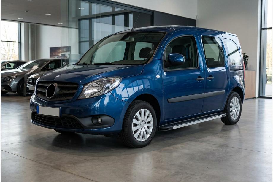 Mercedes Citan 2013-2021 Side Steps Maya V1 (2 pcs, Aluminum) Long Wheelbase Image