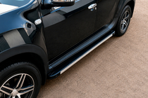 Renault Duster 2008–2017 Side Steps Maya V1 (2 pcs, Aluminum) photo 1