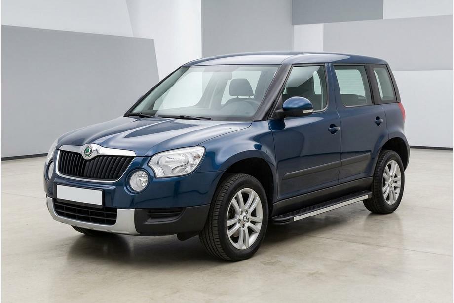 Skoda Yeti 2009-2017 Side Steps Maya V1 (2 pcs, Aluminum) Image