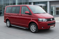 Volkswagen T5 2010-2015 Side Steps Maya (2 pcs, Aluminum) Long Wheelbase photo 1