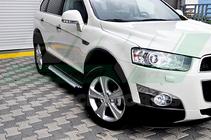 Chevrolet Captiva 2006-2019 Side Steps Allmond Grey (2 pcs, Aluminum) 2016-2019 photo 5