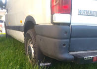 Renault Master 1998-2010 Premium Custom Fit Mud Flaps with Recess (2 pcs, Rubber) photo 5