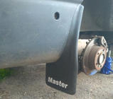 Renault Master 1998-2010 Premium Custom Fit Mud Flaps with Recess (2 pcs, Rubber) photo 1