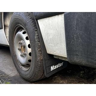 Premium Mud Flaps straight (2 pcs, rubber)