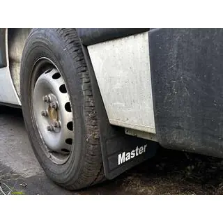 Premium Mud Flaps straight (2 pcs, rubber) photo 1