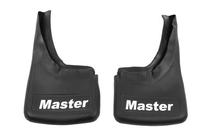 Renault Master 2011-2023 Premium Custom Fit Mud Flaps with Recess (2 pcs, Rubber) photo 2