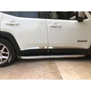Door Mouldings Stainless Steel (4 pcs) Jeep Renegade 2014- photo 3