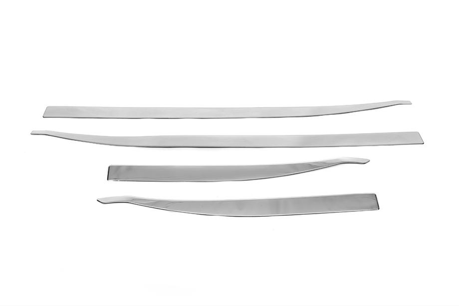 Jeep Renegade 2014- Door Mouldings Stainless Steel (4 pcs) Carmos - Turkish Stainless Steel Photo 4