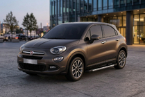 Fiat 500X 2014-2024 Side Steps RedLine V1 (2 pcs, Aluminum) photo 1