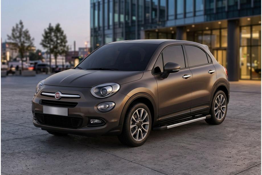 Fiat 500X 2014-2024 Side Steps RedLine V1 (2 pcs, Aluminum) Image
