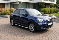Fiat 500X 2014-2024 Side Steps Maydos V1 (2 pcs, Aluminum & Stainless Steel) photo 1