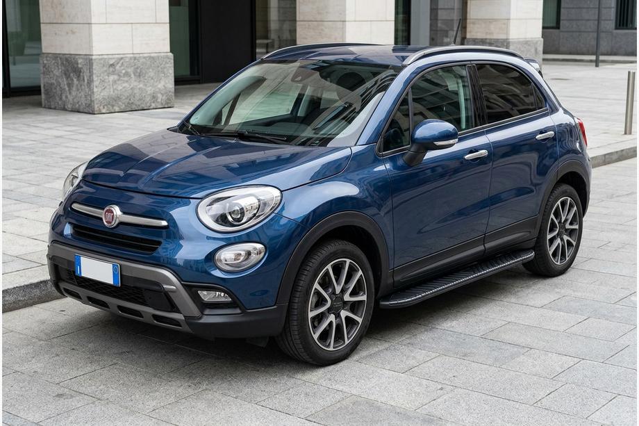 Fiat 500X 2014-2024 Side Steps Bosphorus Black (2 pcs, Aluminum) Image