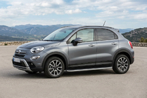 Fiat 500X 2014-2024 Side Steps Tayga Grey (2 pcs, Aluminum) photo 1