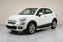 Fiat 500X 2014-2024 Side Steps Allmond White (2 pcs, Aluminum) photo 1