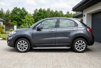 Fiat 500X 2014-2024 Side Steps Maydos V2 (2 pcs, Aluminum & Stainless Steel) photo 1