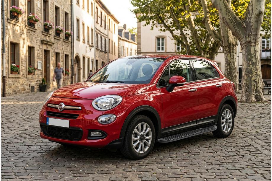 Fiat 500X 2014-2024 Side Steps Tayga Black (2 pcs, Aluminum) Image