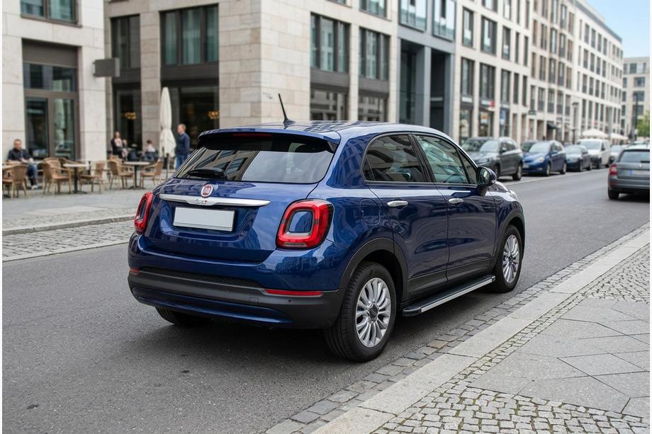 Fiat 500X 2014-2024 Side Steps Maya V1 (2 pcs, Aluminum) Image