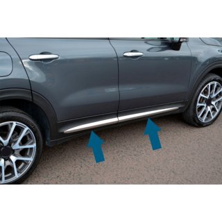 Door Mouldings Chrome (4 pcs) Fiat 500X 2014-2024 photo 2