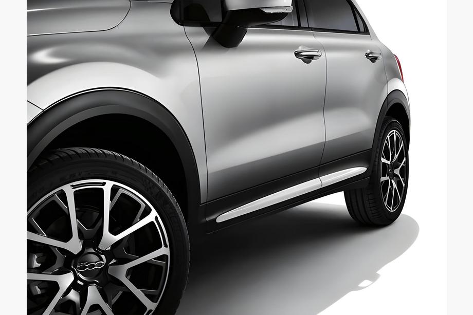 Fiat 500X 2014-2024 Door Mouldings Chrome (4 pcs) Image