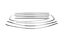 Fiat Tipo 2016- Full Window Trim Stainless Steel photo 2