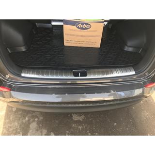Rear Bumper Protector OmsaLine (Stainless Steel) Hyundai Tucson TL 2016-2021 photo 3