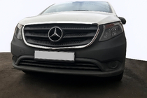 Mercedes Vito/V-class W447 2014- Grille Surround Trim (2 pcs, Stainless Steel) photo 1