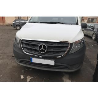 Grille Surround Trim (2 pcs, Stainless Steel) Mercedes Vito/V-class W447 2014- photo 3