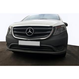 Grille Surround Trim (2 pcs, Stainless Steel) Mercedes Vito/V-class W447 2014- photo 1