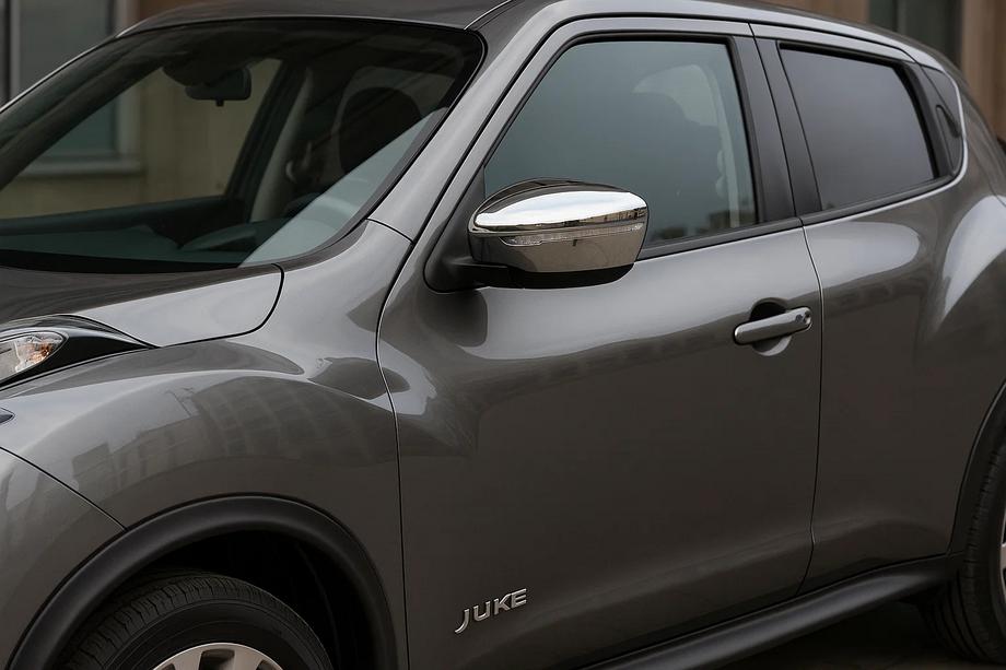 Nissan Juke 2010-2019 Chrome Mirror Covers 2014-2019 (2 pcs, plastic) Image