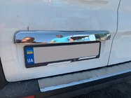 Renault Trafic 2015- Stainless steel trim above license plate photo 6