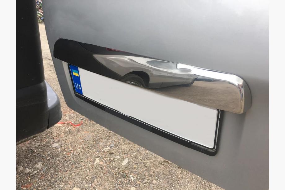 Renault Trafic 2015- Stainless steel trim above license plate Image