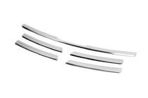 Renault Trafic 2015- Chrome Grille Covers 2015-2019 (5 pcs, stainless steel) OmsaLine - Italian Stainless Steel photo 2